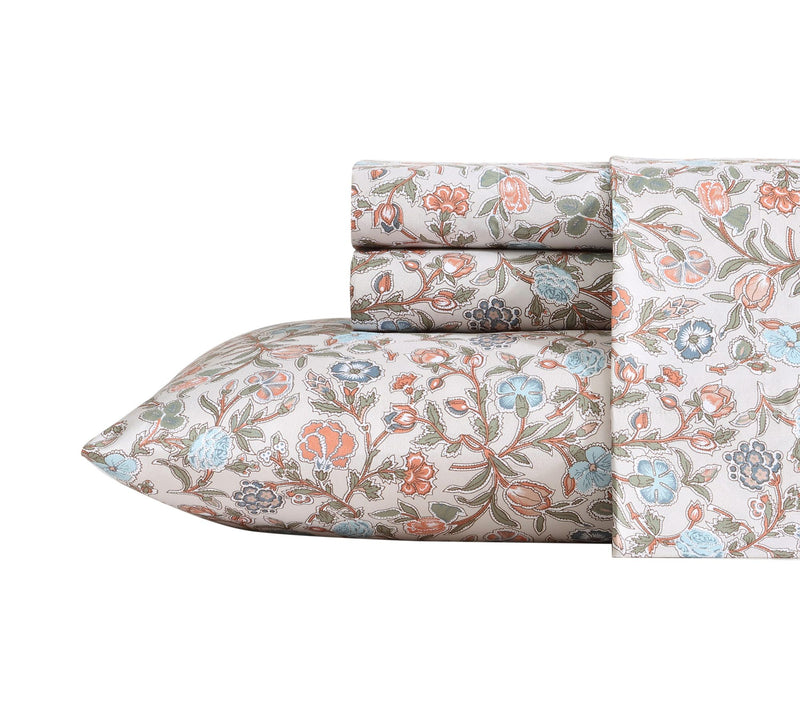 Wrangler Westward Floral Beige Full Microfiberheet Set — View 10