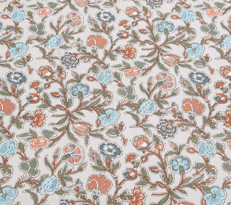 Wrangler Westward Floral Beige Full Microfiberheet Set — View 5
