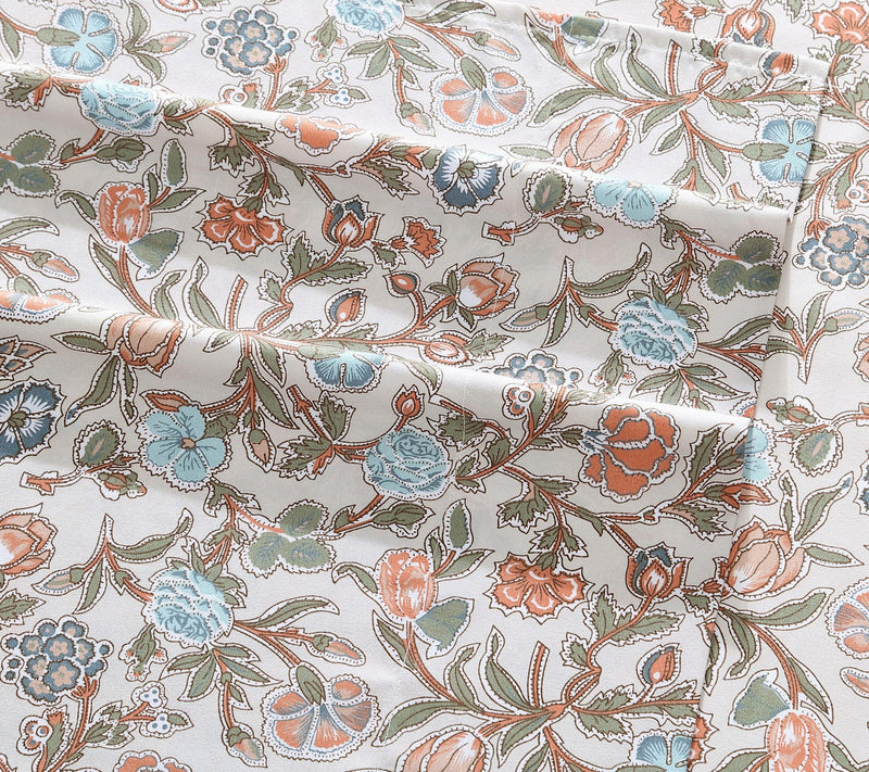 Wrangler Westward Floral Beige Full Microfiberheet Set — View 4