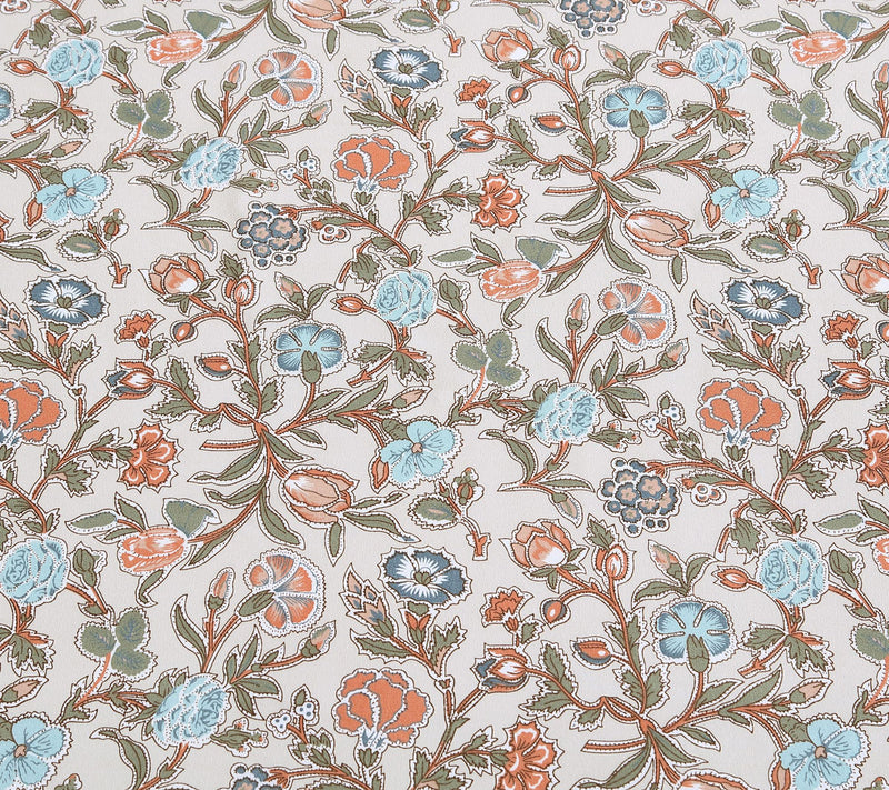 Wrangler Westward Floral Beige Queen MicrofiberSheet Set — View 5