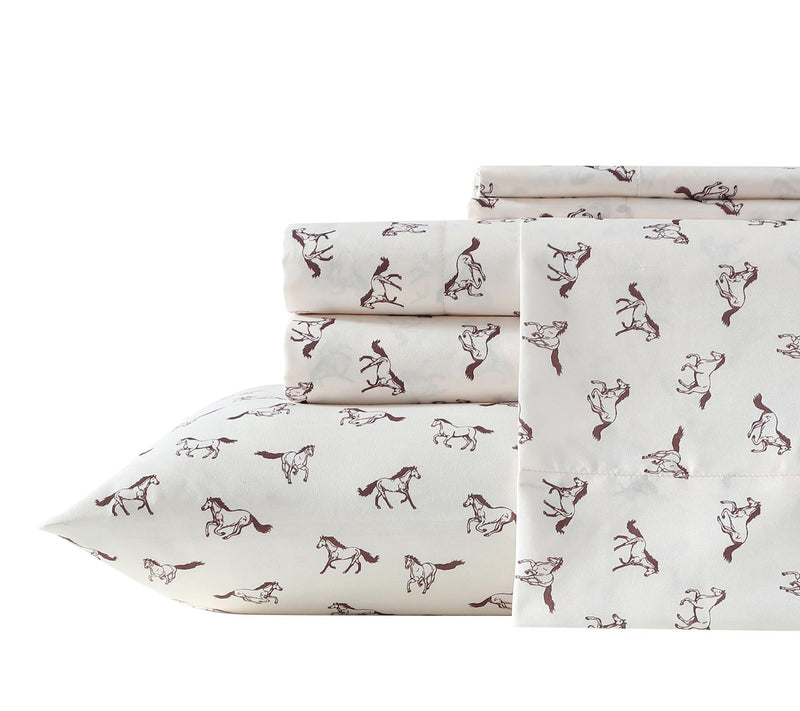 Wrangler Wild Horses 4-Pc Twin Microfiber SheetSet — View 10