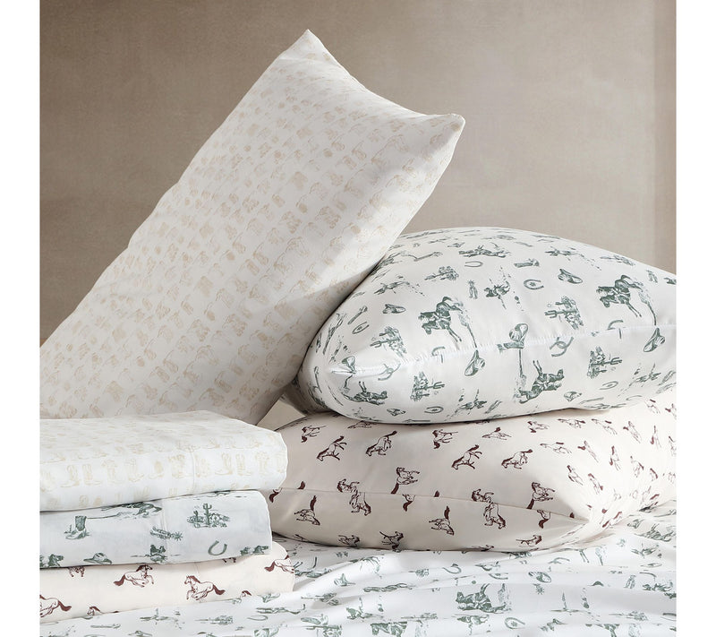 Wrangler Wild Horses 6-Pc Queen Microfiber Sheet Set — View 7