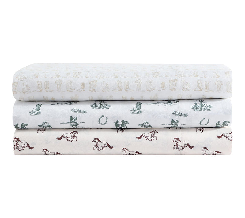 Wrangler Wild Horses 6-Pc King Microfiber SheetSet — View 8