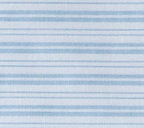 Laura Ashley Bedford Stripe Blue Cotton Twin Sheet Set — View 9