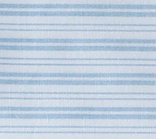 Laura Ashley Bedford Stripe Blue Cotton Queen Sheet Set — View 9
