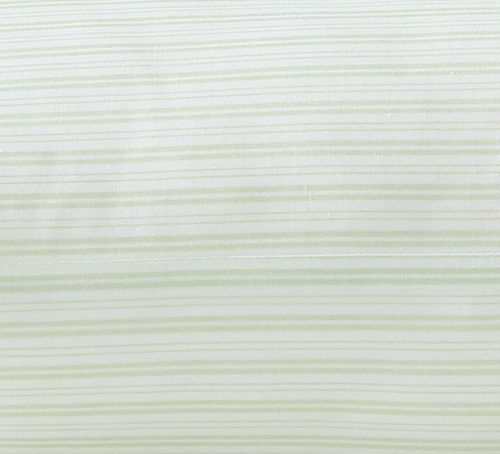 Laura Ashley Bedford Stripe Green Cotton King Sheet Set — View 9