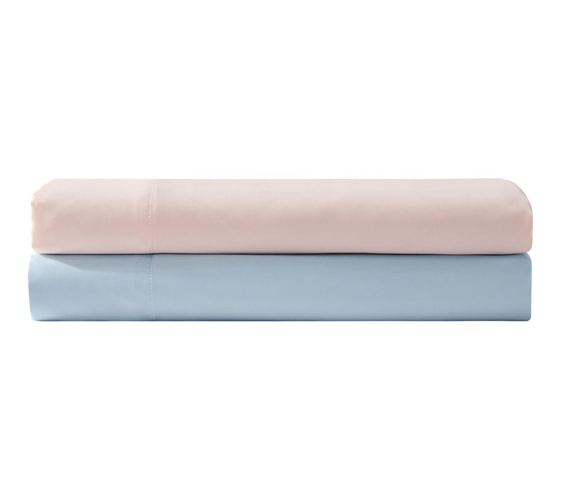 Laura Ashley Satin Bliss Pink Twin Sheet Set — View 8