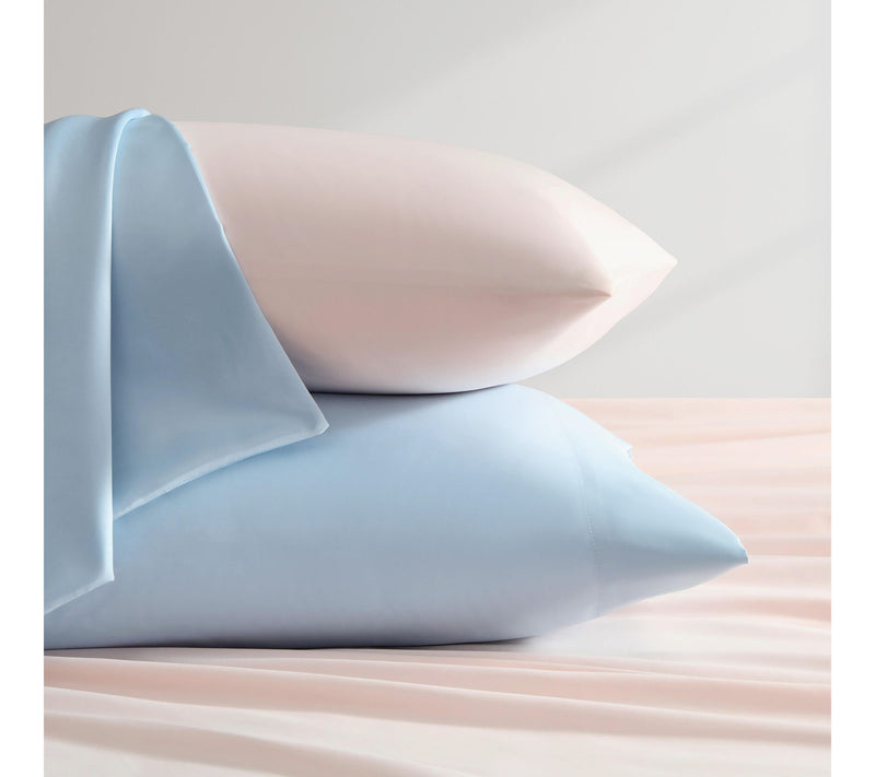Laura Ashley Satin Bliss Pink Full Sheet Set — View 7