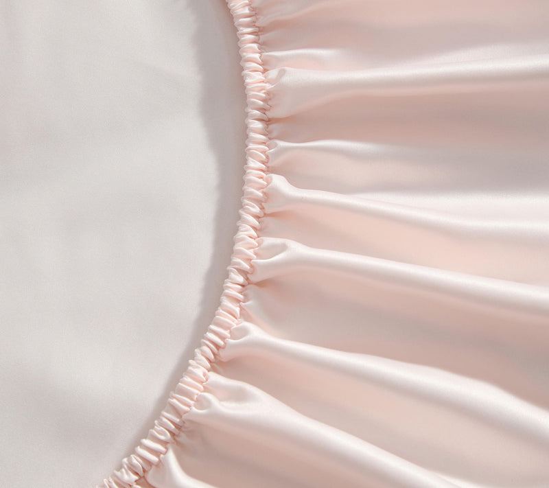 Laura Ashley Satin Bliss Pink King Sheet Set — View 4