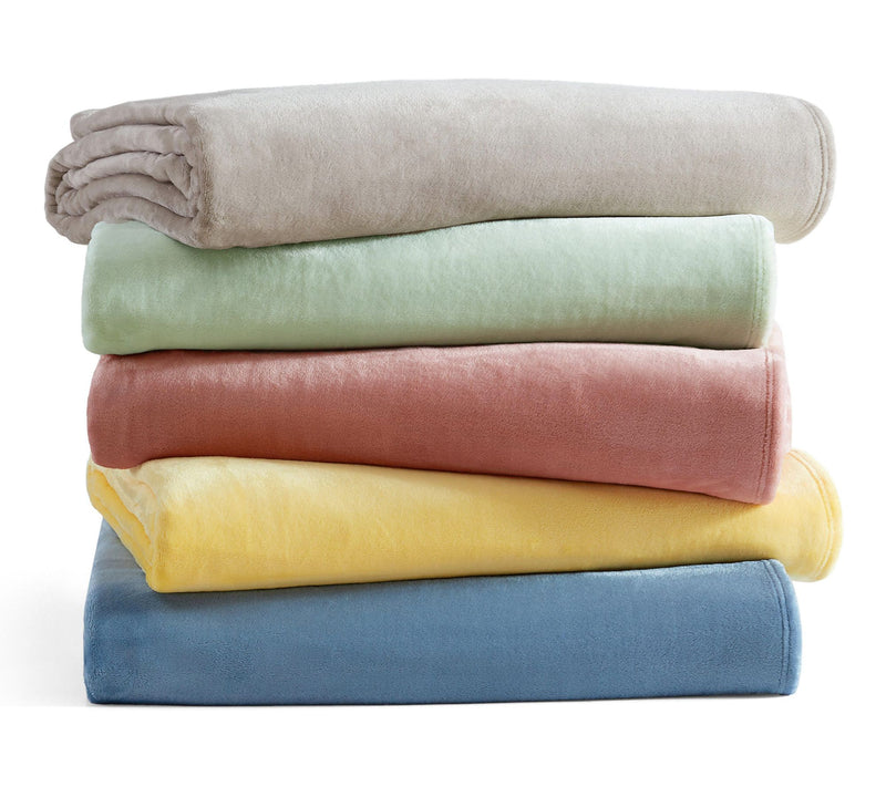 Martha Stewart Bedford Green Plush King Blanket — View 6