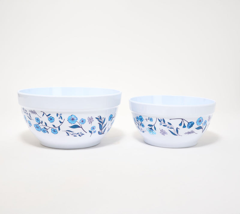 Temp-tations Seasonal Set of 2 Nesting Melamine Bowls — View 2