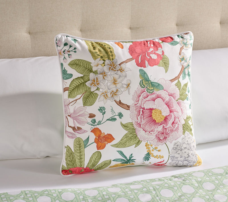 Mrs. H by Dee Hilfiger 20" x 20" Decorative Pillow w/Piping — Main view
