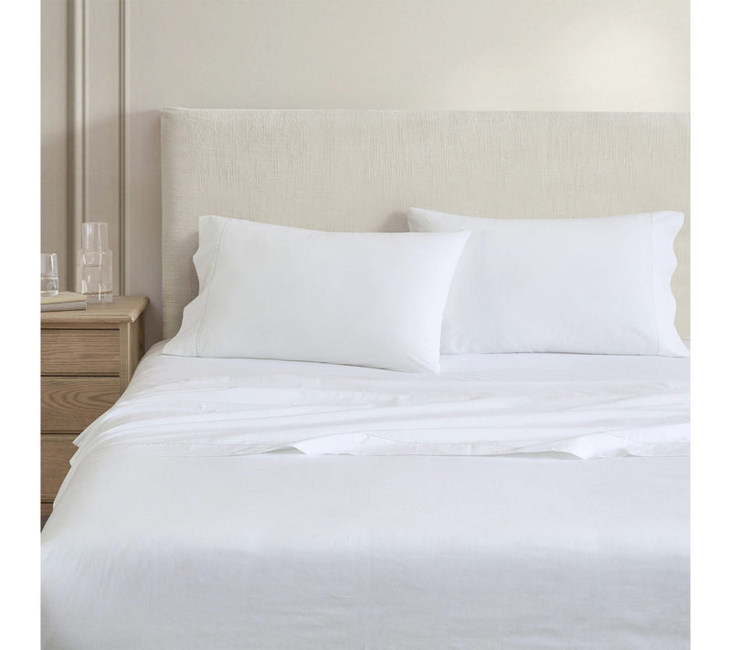 Martha Stewart Lilly Pond Leaf Green Cotton Twin Sheet Set — View 2