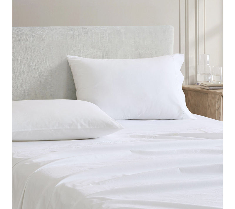 Martha Stewart Lilly Pond Leaf Green Cotton Full Sheet Set — View 3