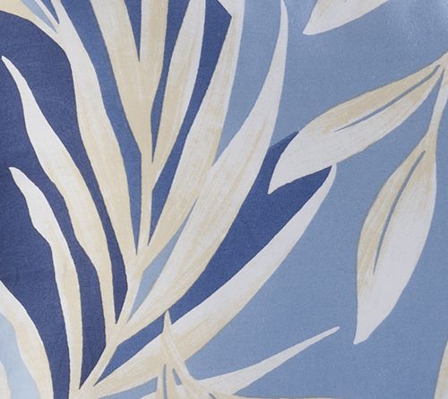 Printed Palm Reversible King Quilt Set with Pillow by Kim Gravel — View 9