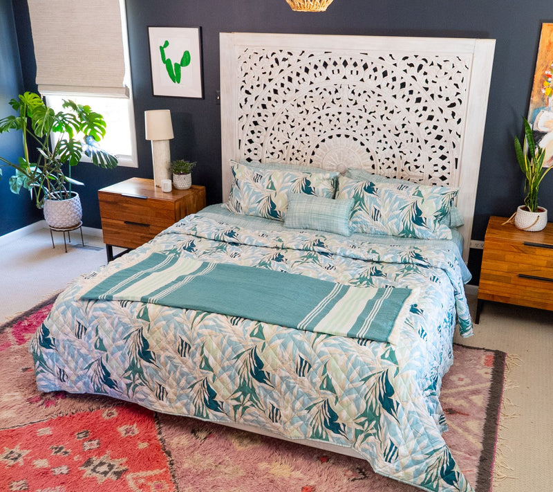 Reversible Stripe 50"x60" Throw by Kim Gravel — View 5