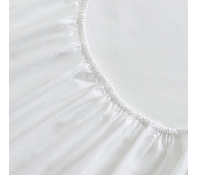 Martha Stewart Lilly Pond Leaf Beige Cotton Queen Sheet Set — View 5