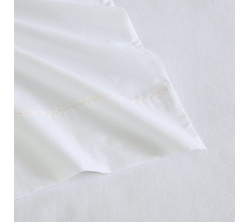 Martha Stewart Lilly Pond Leaf Pink Cotton Queen Sheet Set — View 4
