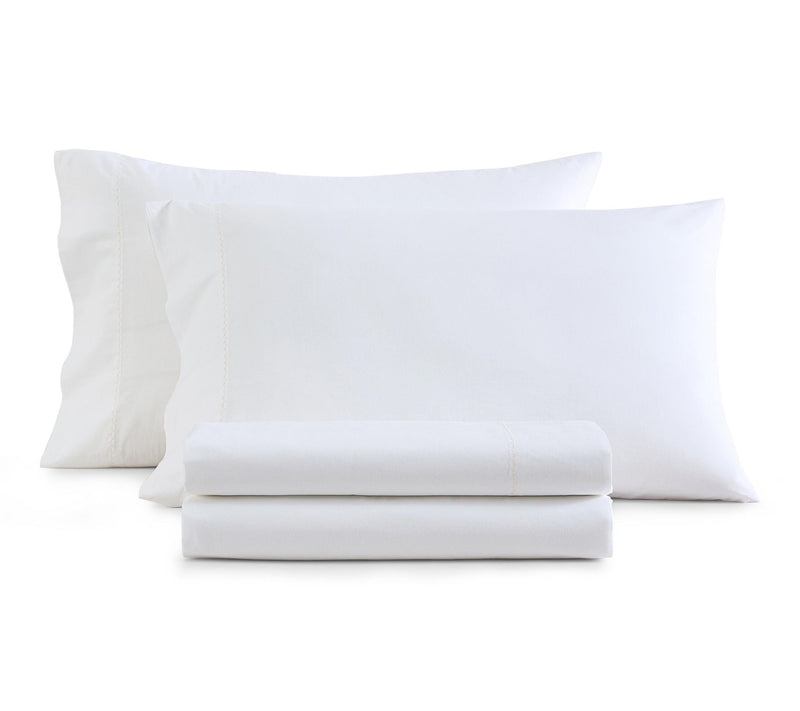 Martha Stewart Lilly Pond Leaf Pink Cotton TwinSheet Set — Main view
