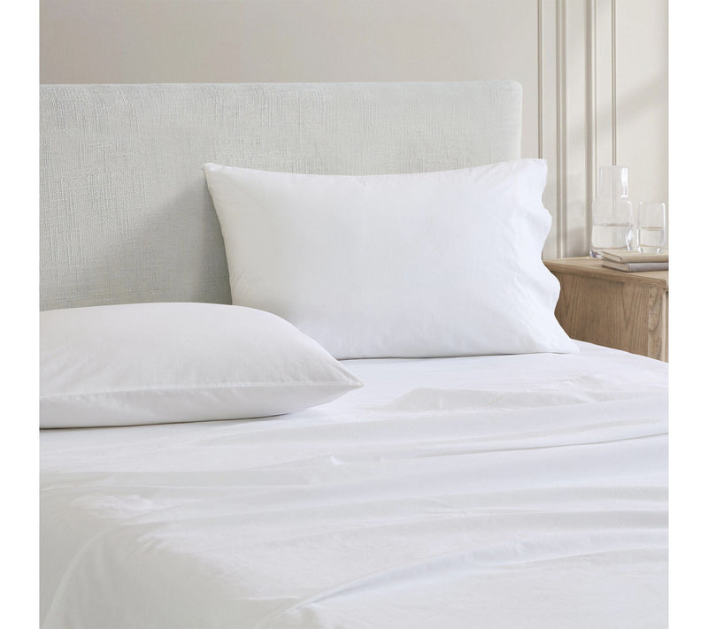 Martha Stewart Lilly Pond Leaf Pink Cotton TwinSheet Set — View 3