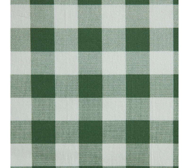 Martha Stewart Madison Gingham Green Cotton King Sheet Set — View 6