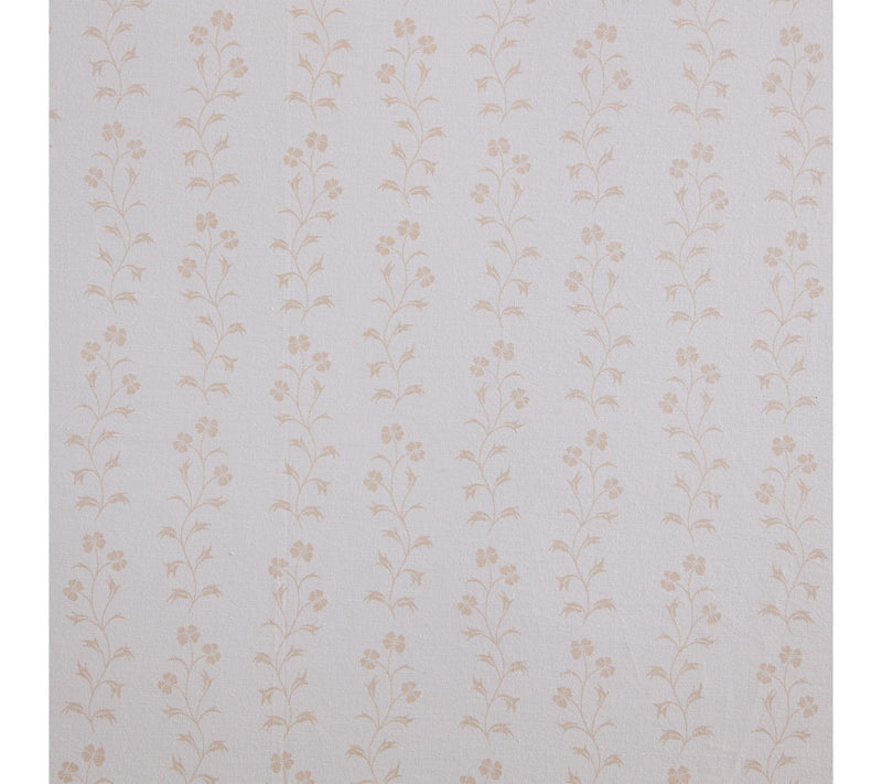 Martha Stewart Ditsy Vine White/Peach Cotton Twin Sheet Set — View 6