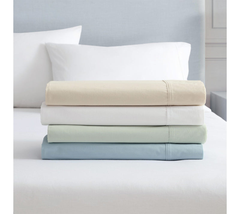 Martha Stewart Skylands Beige Cotton Twin SheetSet — View 8