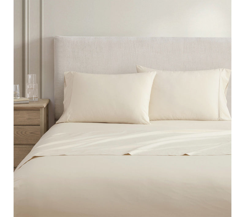 Martha Stewart Skylands Beige Cotton Full SheetSet — Main view