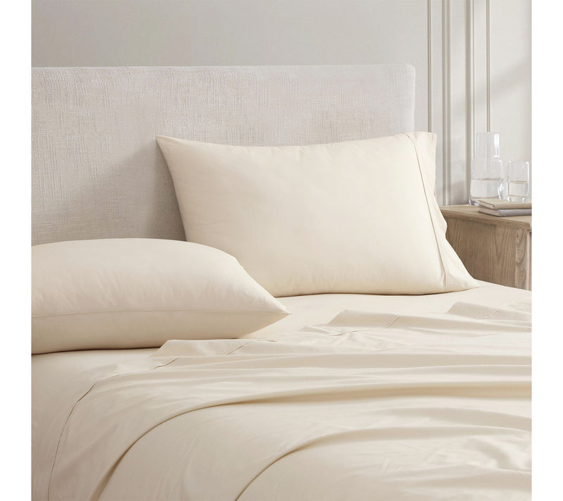 Martha Stewart Skylands Beige Cotton King SheetSet — View 3