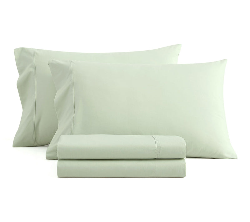 Martha Stewart Skylands Green Cotton Twin SheetSet — View 10