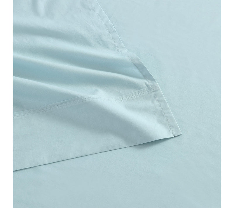 Martha Stewart Skylands Blue Cotton Twin SheetSet — View 4