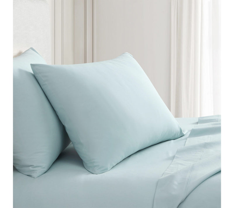 Martha Stewart Skylands Blue Cotton Queen SheetSet — View 7