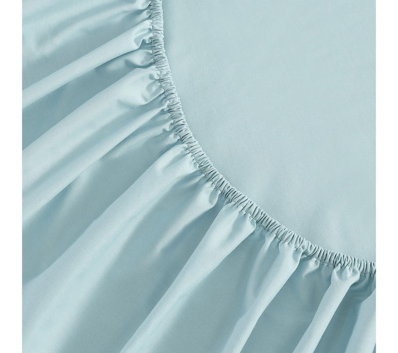 Martha Stewart Skylands Blue Cotton Queen SheetSet — View 5