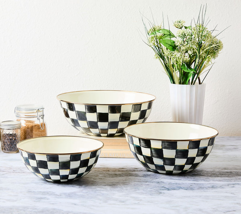 MacKenzie- Childs Set of 3 Mixing Bowls — View 4