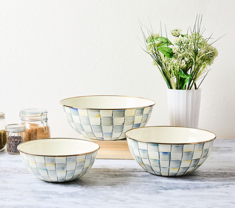 MacKenzie- Childs Set of 3 Mixing Bowls — View 5