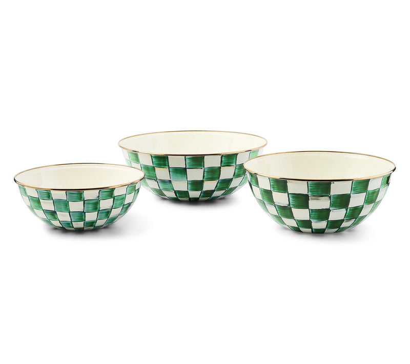 MacKenzie- Childs Set of 3 Mixing Bowls — View 16