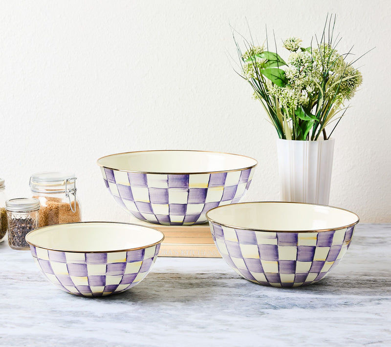 MacKenzie- Childs Set of 3 Mixing Bowls — View 3