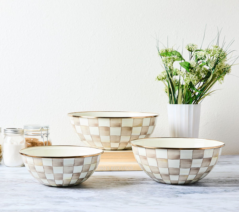 MacKenzie- Childs Set of 3 Mixing Bowls — View 2
