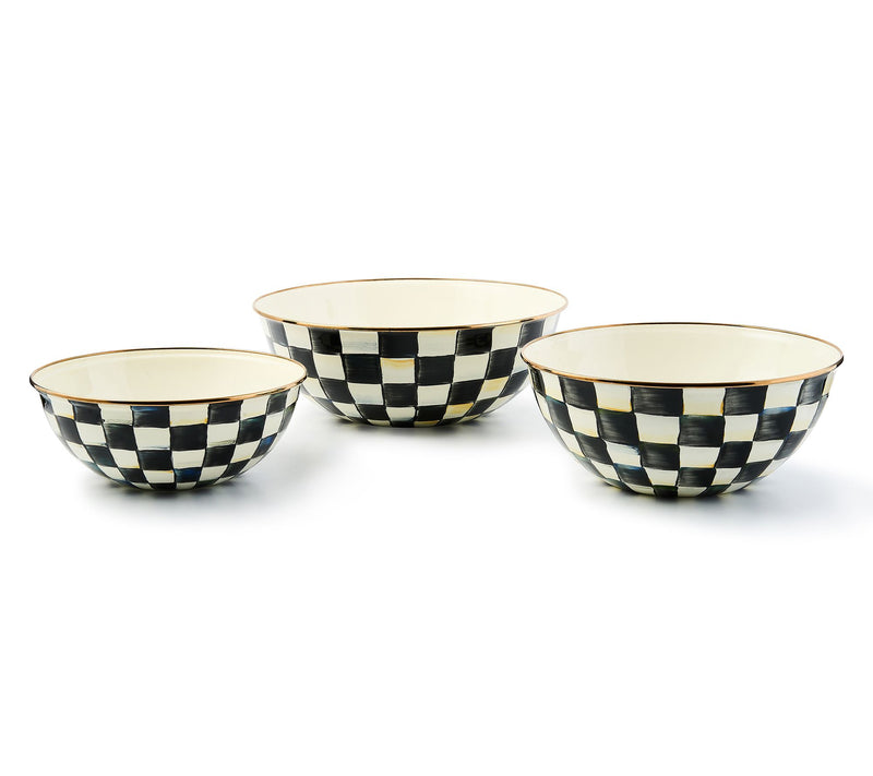 MacKenzie- Childs Set of 3 Mixing Bowls — View 20