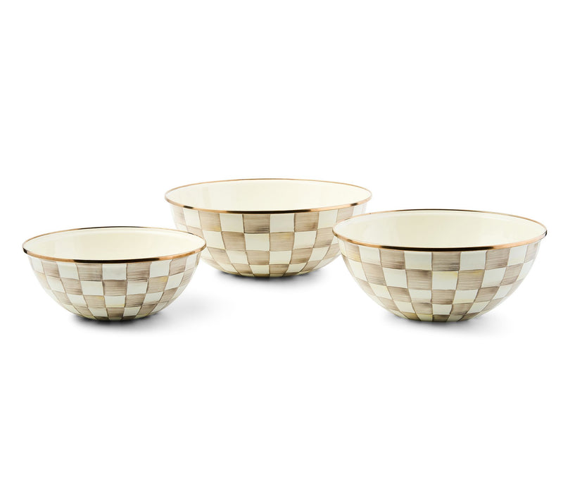 MacKenzie- Childs Set of 3 Mixing Bowls — View 22