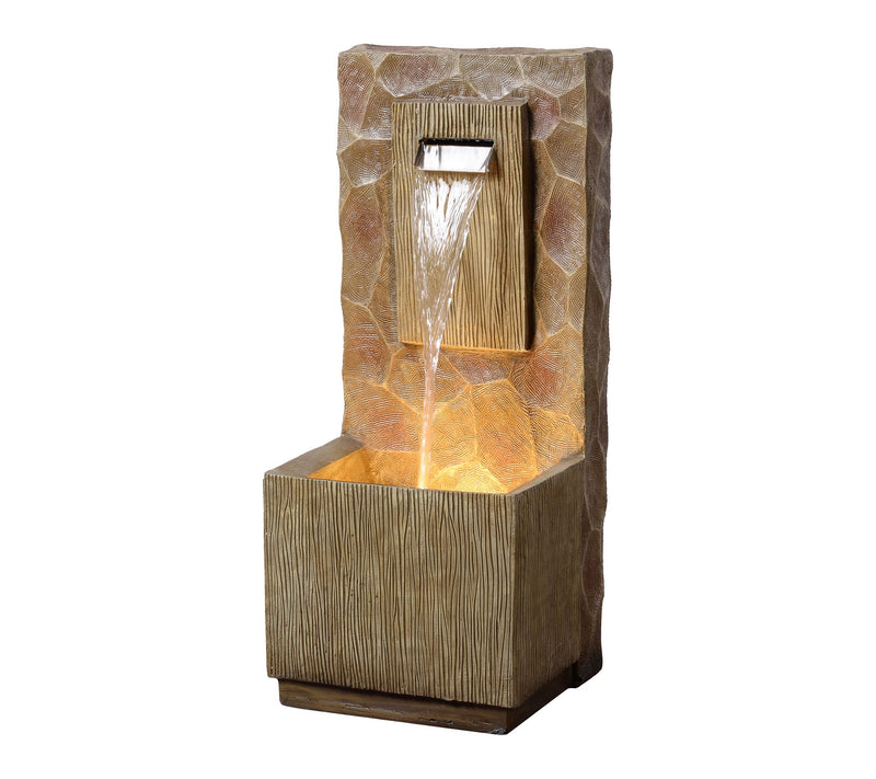 Teamson Home Outdoor 32" Spa Waterfall Fountain with Light — View 8