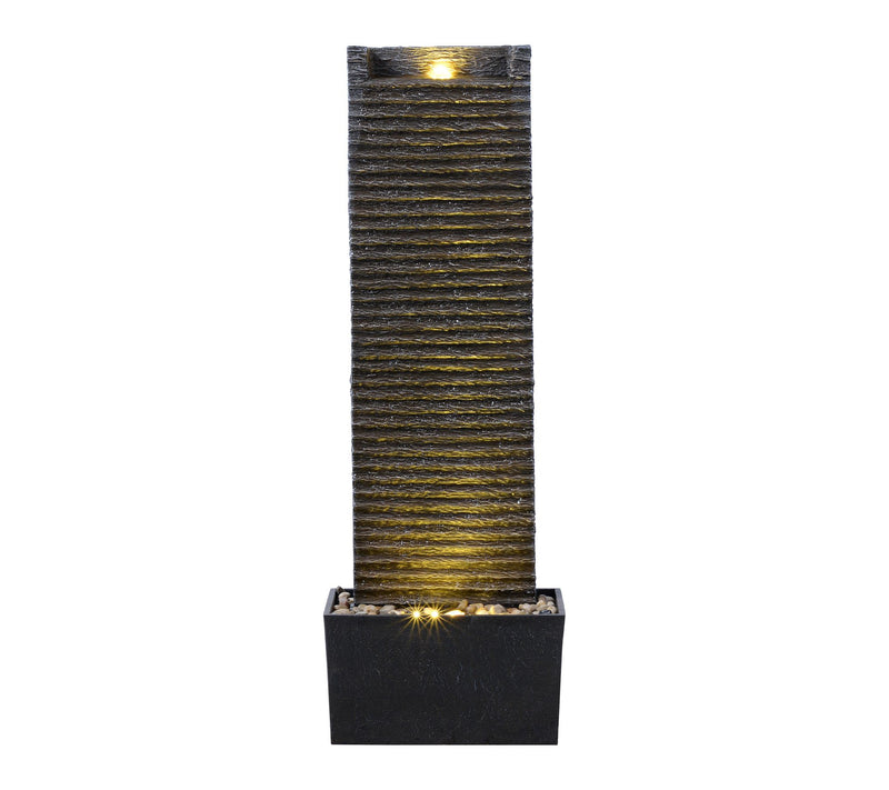Teamson Home Outdoor Water Fountain with Warm Light — Main view