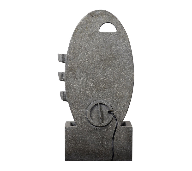 Teamson Home Outdoor 31" Modern Oval Fountain Yard Decor — View 2