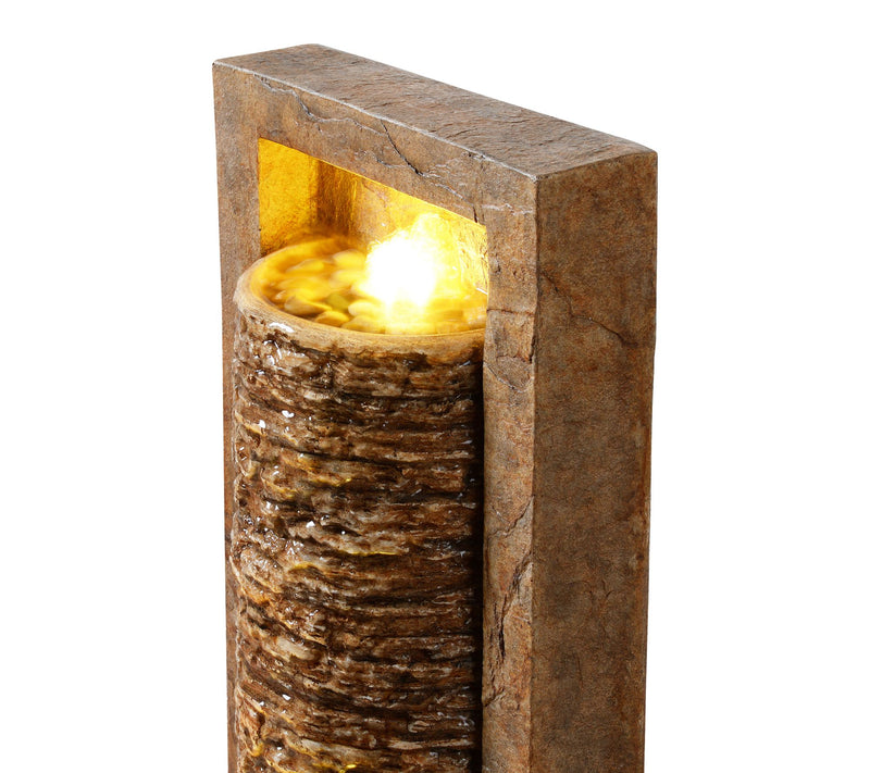 Teamson Home Outdoor 32" Framed Column Water Fountain — View 7