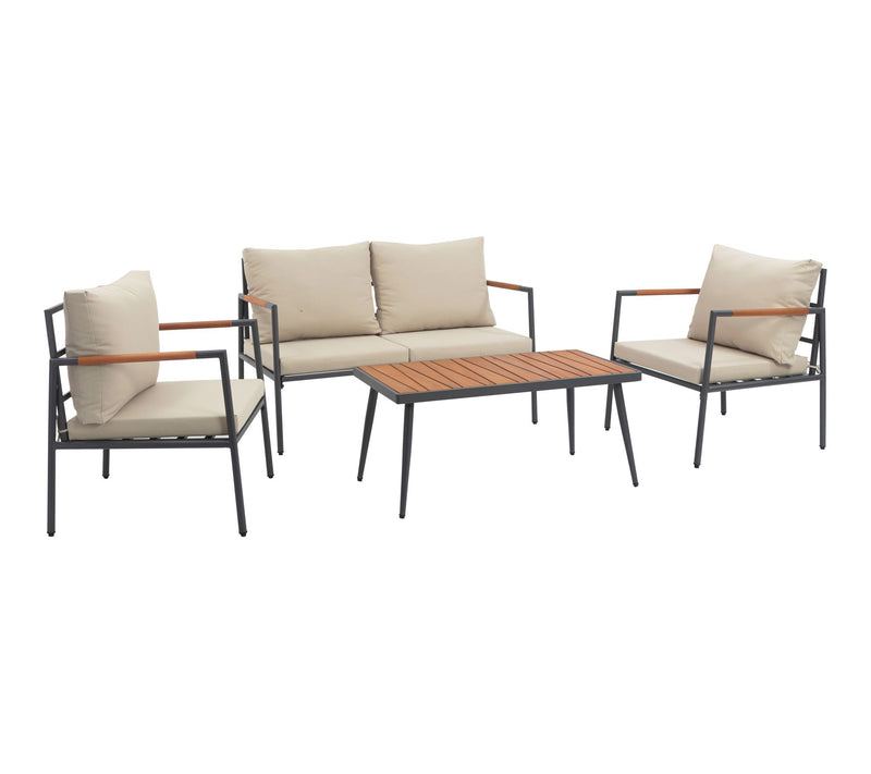 Teamson Home 4-Piece Outdoor Conversation Set — Main view