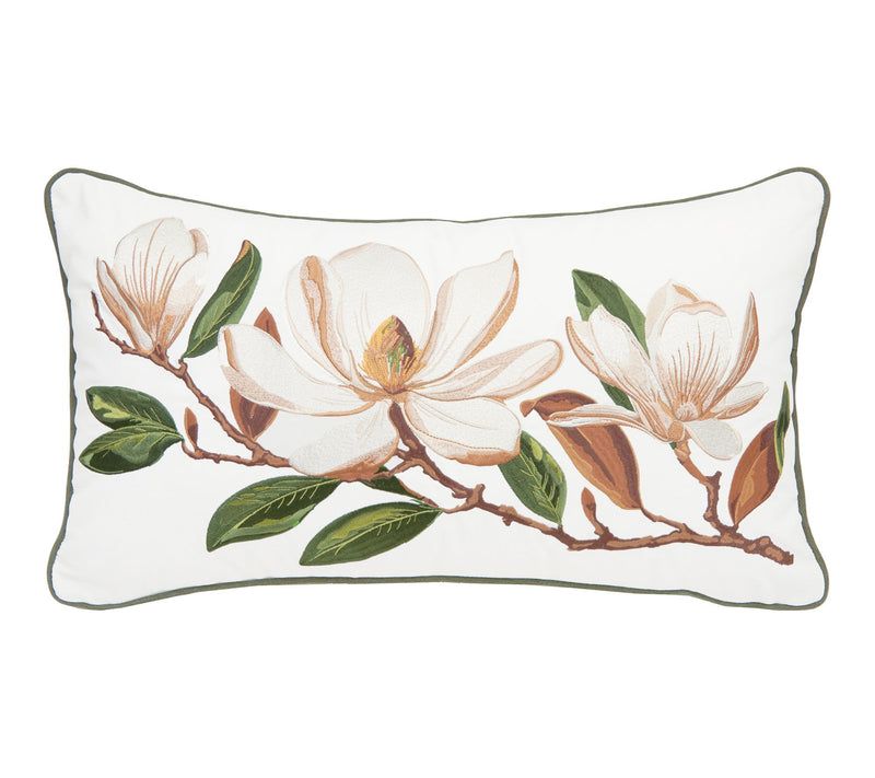 Magnolia Lumbar Pillow by Valerie — View 3