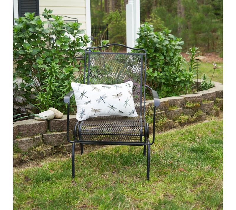 Dragonfly Multi Pattern Lumbar Pillow by Valerie — Main view