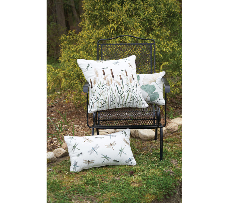Dragonfly Multi Pattern Lumbar Pillow by Valerie — View 3