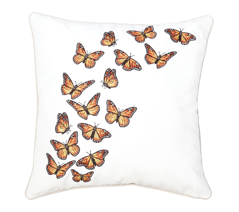 Butterfly Kaleidoscope Indoor/Outdoor Pillow byValerie — Main view