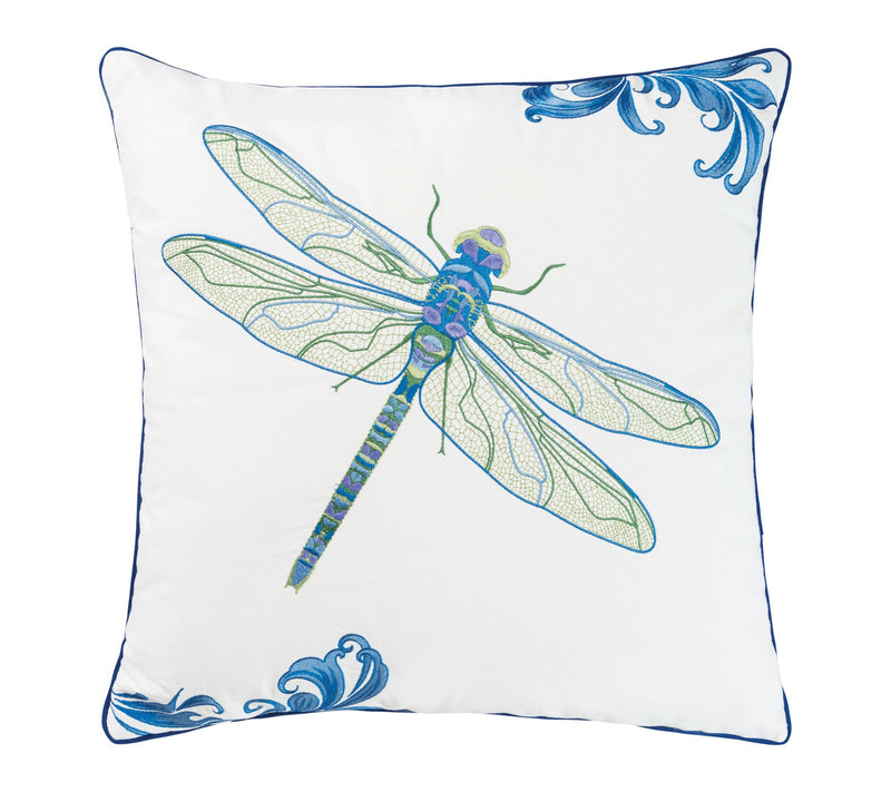 Blue Dragonfly Indoor/Outdoor Decorative AccentThrow Pillow b — View 2